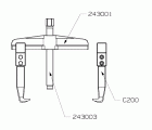 EXTRACTOR FORZA SERIE 2400 DE 2 PATAS